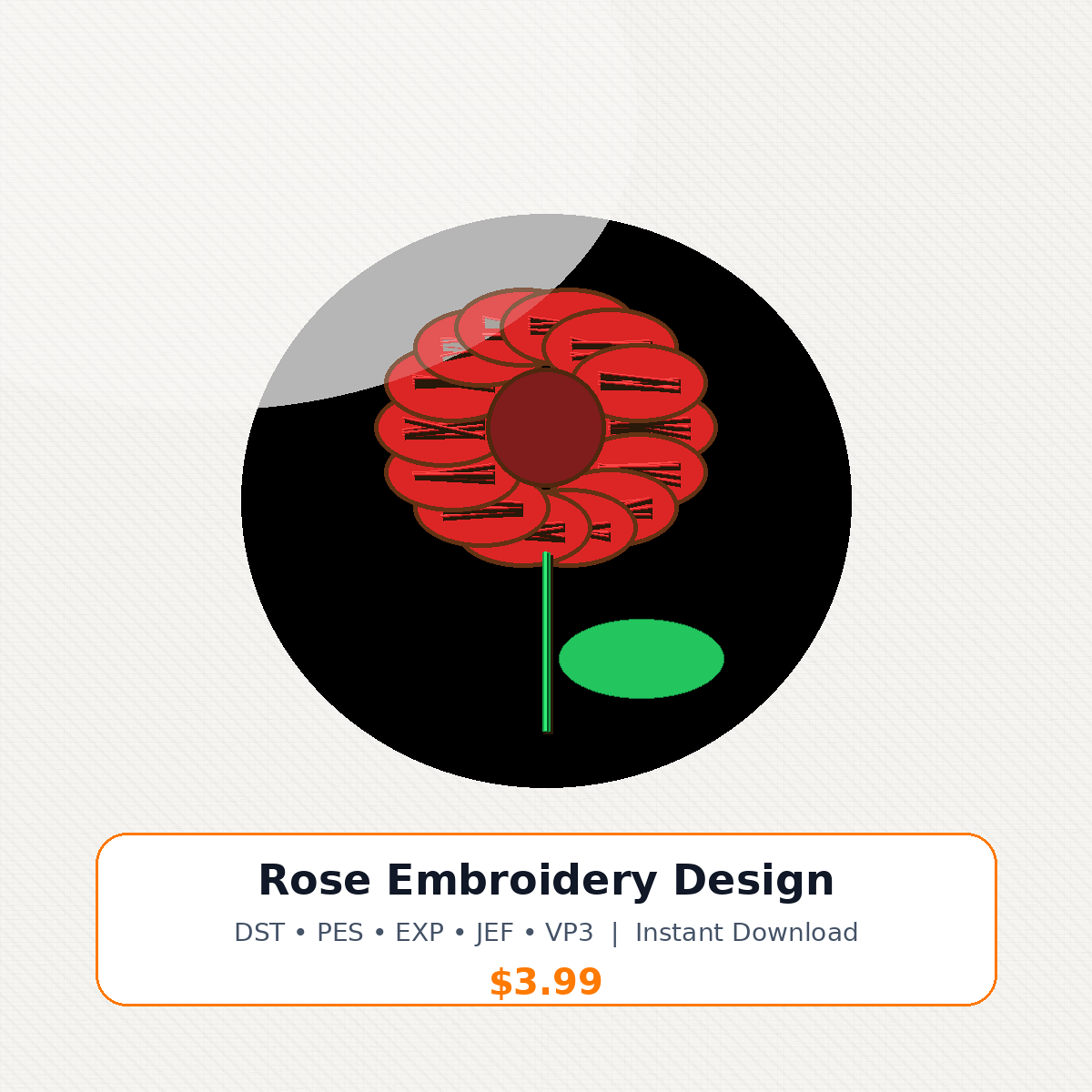 Cloutisoft embroidery design preview